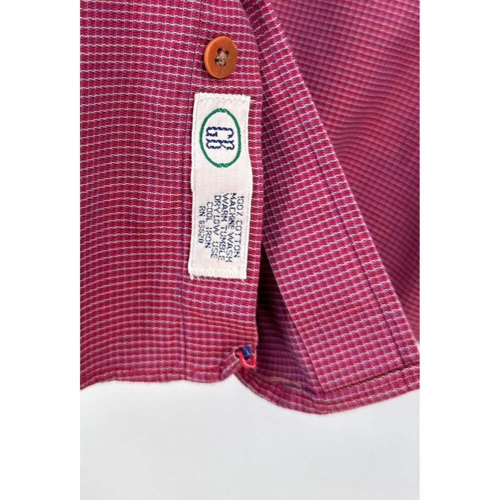 Gitman Bros Mens‎ Long Sleeve Shirt Red Size XL - Picture 3 of 5